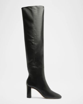 Alexandre Birman Anna Slouch 70MM Leather Boots
