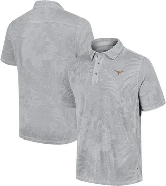 Tommy Bahama Mens Tommy Bahama Gray Texas Longhorns Big & Tall Sport Santiago Paradise Polo at Nordstrom, Size Xx-Large