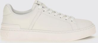 Balmain Sneakers B-Court in pelle liscia con logo stampato