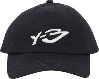 Yohji Yamamoto Black Logo Baseball Hat