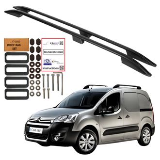 OEM Barras De Techo Peugeot Partner / Citroen Berlingo Ii 2 De 2007-2018 Negro