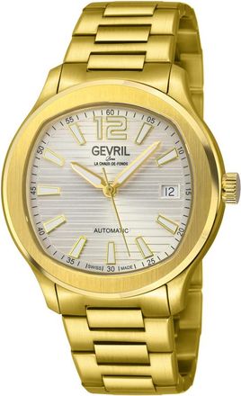 Gevril Group Stuyvesant Automatic Silver Dial Mens Watch 49805B
