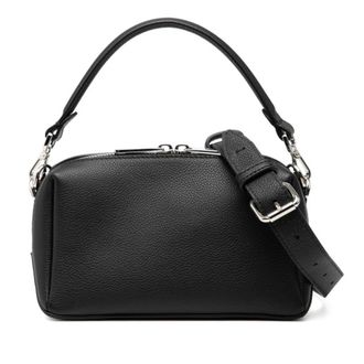 Fendi Black Leather Handbag Shoulder Bag (Pre-Owned)