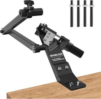 OEM Afilador De Cuchillas Para Cortac&eacute;sped, Marco Ajustable Con Rodamientos De Bolas De 15&deg; A 45&deg;, Mango Compatible Con Cuchillas Para Diestros Y Zurdos, 