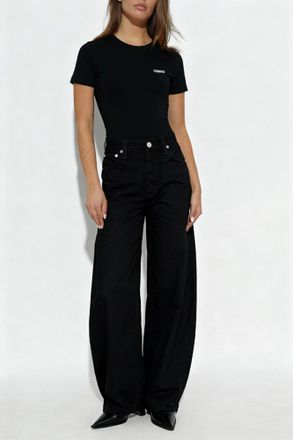 Coperni T-shirt With Logo, Womens, Black
