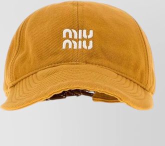 Miu Miu cotton baseball cap