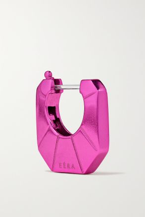 E&eacute;ra Orecchino Singolo A Cerchio In Oro Bianco - Rosa