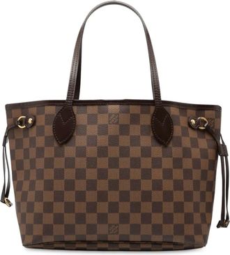 Louis Vuitton Borsa tote Neverfull PM in tela Damier Eb&egrave;ne 2008 - Marrone