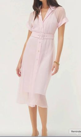 Hutch Laramie Midi Dress In Pink