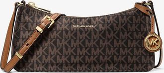 Michael Kors Zadie Small Signature Logo Woven Crossbody Bag