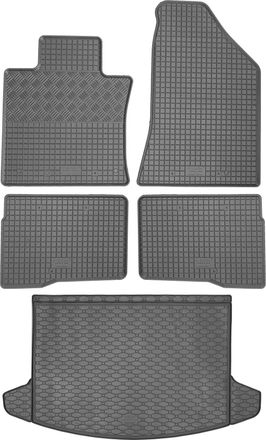 OEM Juego De Alfombrillas De Goma Para El Coche Y El Maletero Del Suv Ssangyong Korando (modelo 2019)
