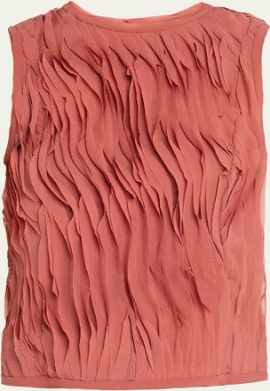 Ulla Johnson Celina Sleeveless Chiffon Top