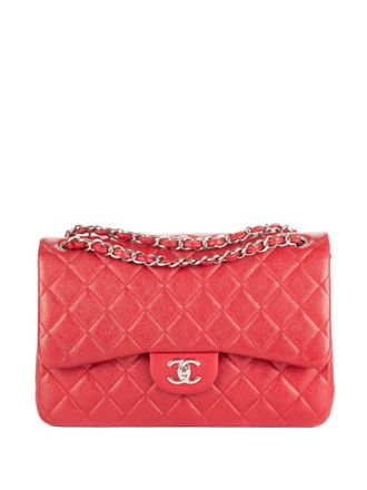 Chanel Classic Double Flap shoulder bag - women - Calf Leather - One Size - Red