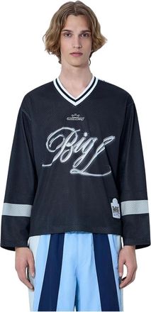 Awake NY Big Picture Hockey Jersey - Heren - Fitness - Zwart - M - Polyester - Fitness