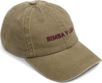 Bimba & Lola washed-effect cotton cap - women - Cotton - M - Brown