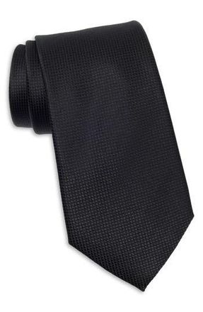 Duchamp Textured Silk Tie in Black at Nordstrom Rack