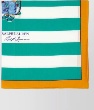 Polo Ralph Lauren cotton foulard bear motif striped design