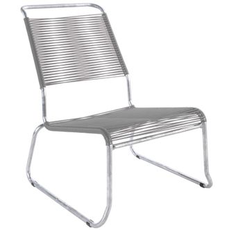 Schubiger M&ouml;bel Spaghetti-Kufen-Lounger-Hochlehner S&auml;ntis