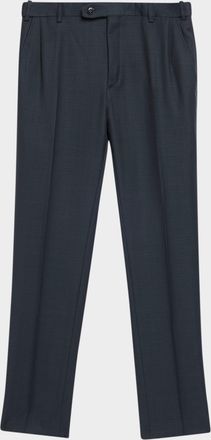 Brioni Men & apos;s Textured Wool Dress Pants