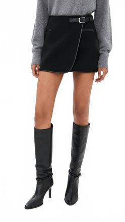 SIMKHAI Sheridan Mini Skirt In Black