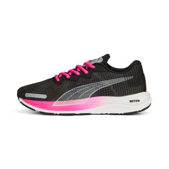 Puma Puma Womens Running Shoes Velocity Nitro 2 Fade, Black Silver Ravish, 38 EU