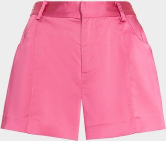 Ramy Brook Rosalind Satin Shorts