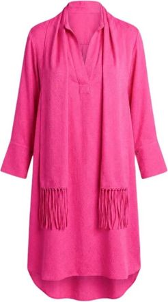Carolina Herrera Dames, Jurken, Roze, Maat: XS Zijde