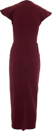 Isabel Marant Womens Dress Nadra Dark Burgundy Cotton Evening Suits