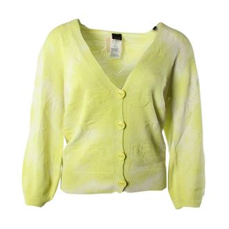 Pinko Cardigans, female, Yellow, Size: S Yellow Vest