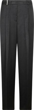 PESERICO Double Technical Cigarette Broek - Dames - Broeken - Zwart - Maat: L Katoen