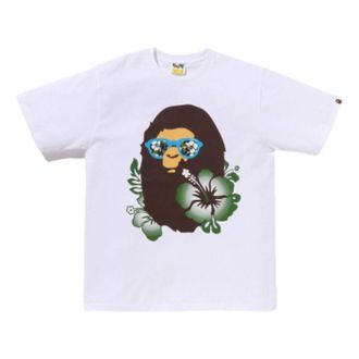 A Bathing Ape ABC Resort Camo Ape Head T-Shirt White 1L70-110-001-WHT