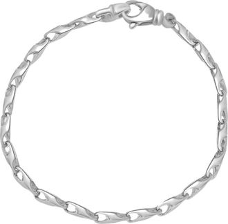 Pompeii3 Mens 14k Gold (15gram) or Platinum (28gram) 4.5mm Link Bracelet 8.5