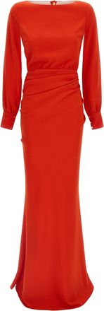 Elisabetta Franchi rode loper jurk