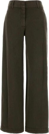 Pantaloni Torino Nicole Palazzo Pant - Dames - Wijde Broeken - Bruin - XL - Broeken