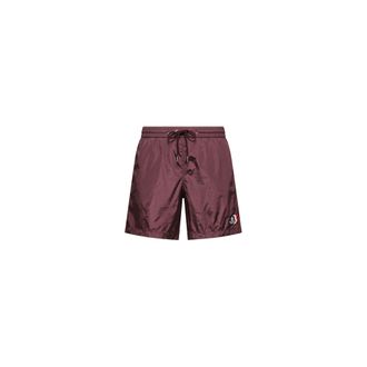 Moncler Moncler Logo Swim Shorts, Men, Red, Size: Xxl