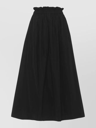 Herno flared maxi skirt featuring side pockets