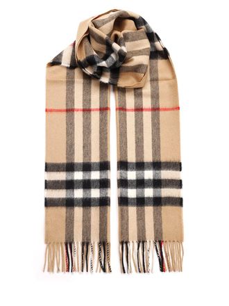 Burberry Cashmere Scarf Scarves And Foulards Brown
