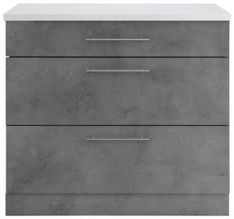 Wiho Küchen Unterschrank »Cali« 90 cm breit, mit 2 grossen Auszügen