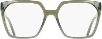 Ferragamo SF3042E320 Acetate Square-Frame Eyeglasses - Taupe