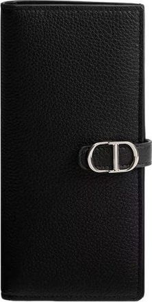 Dior 26 Normandie Long Bifold Wallet Black 2LLBC344MAL-H00N