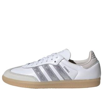 adidas (WMNS) adidas Samba OG White Silver Metallic KK0063