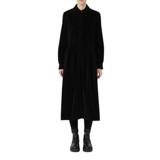 Max Mara Midi Dresses, female, Black, Size: L Country Dress