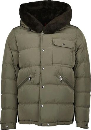Moncler Heren, Jassen, Groen, Maat: M Poliester
