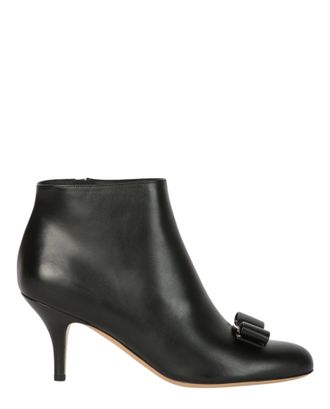 Ferragamo Vara Bow Ankle Boots - Narrow Width