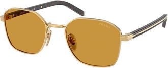 Prada PR C50S 5AK50P Mens Sunglasses Gold Size 51