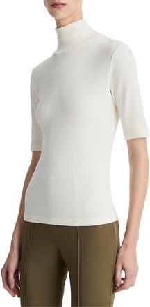 Vince Elbow Sleeve Turtleneck Sweater