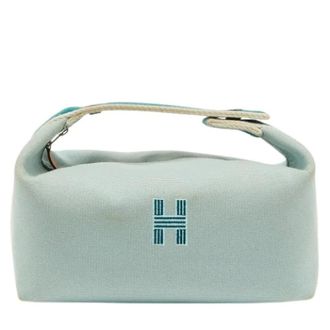 Herm&egrave;s Pre-owned Bride A Brac Case - Dames - Pre-owned - Blauw - Maat: ONE Size