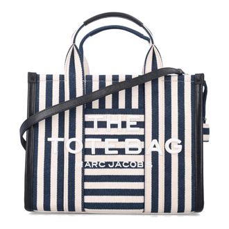 Marc Jacobs Tote Bags, female, Multicolor, Size: ONE SIZE The Stripe Canvas Medium Tote Bag