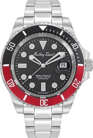 Mathey-Tissot Mens Jumbo II Black Dial Watch