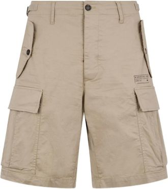 Dsquared2 Beige Cotton Shorts